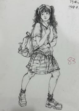 潛江市江漢中學2024年春季學期美術期中測試
